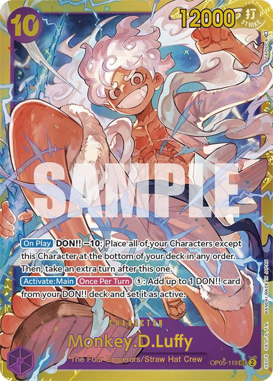 Monkey.D.Luffy (Secret Rare) - Awakening of the New Era (OP05)