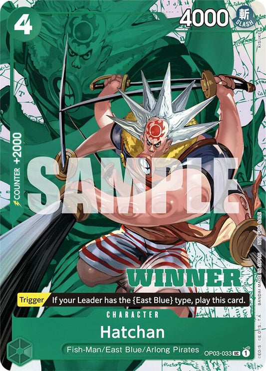 Hatchan (Winner Pack Vol. 6) - One Piece Promotion Cards (OP-PR) NM