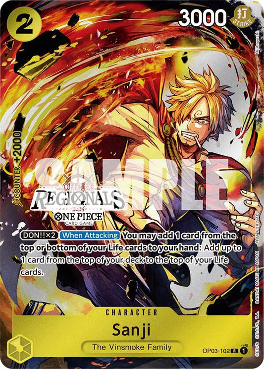 Sanji (Offline Regional 2024) [Participant] - One Piece Promotion Cards (OP-PR)