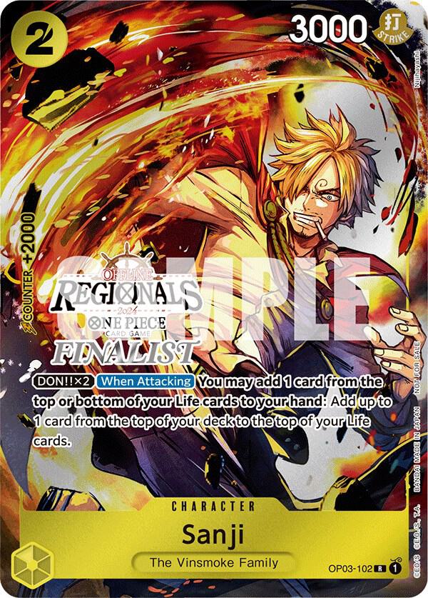 Sanji (Offline Regional 2024) [Finalist] - One Piece Promotion Cards (OP-PR)
