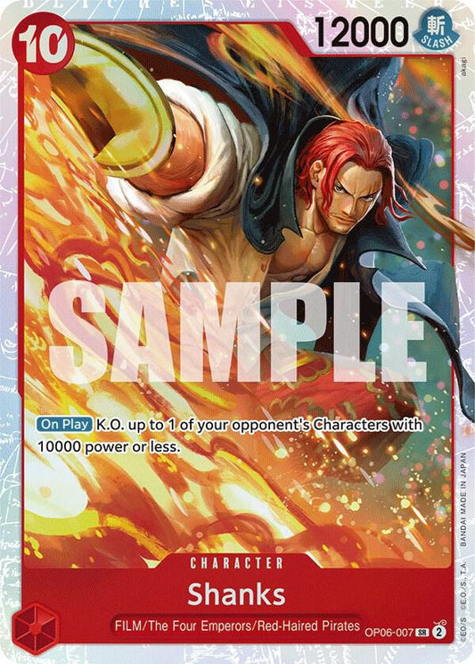 Shanks (Super Rare) - Wings of the Captain (OP06)