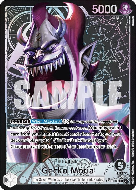 Gecko Moria (080) (Leader) - Wings of the Captain (OP06)