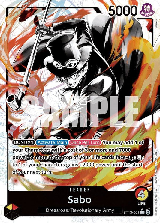 Sabo (Leader) - Ultra Deck: The Three Brothers (ST-13)