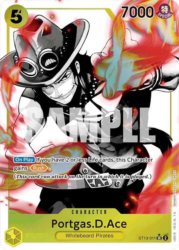 Portgas.D.Ace (Parallel) - Ultra Deck: The Three Brothers (ST-13)