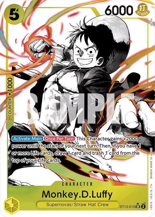 Monkey.D.Luffy (Parallel) - Ultra Deck: The Three Brothers (ST-13)