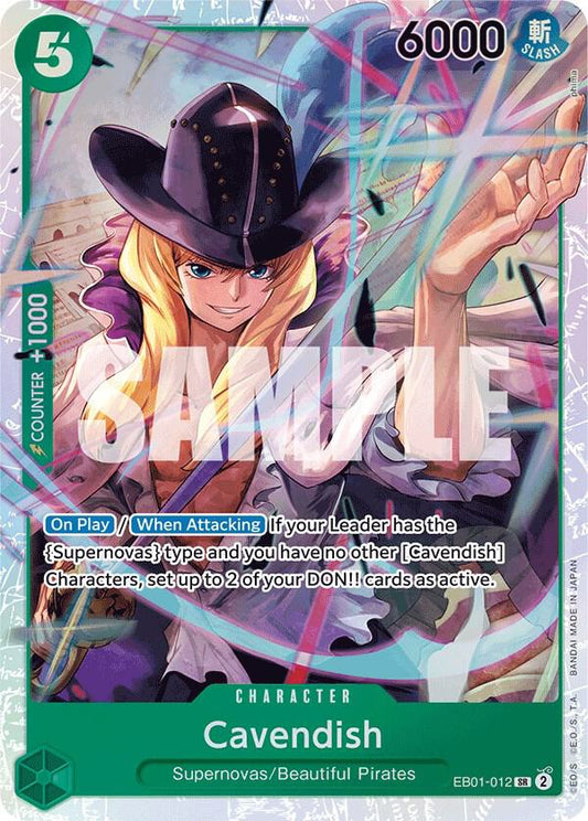 Cavendish (Super Rare) - Extra Booster: Memorial Collection (EB-01)