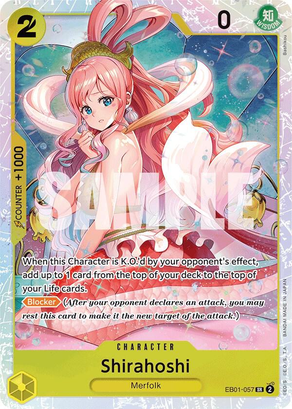 Shirahoshi (Super Rare) - Extra Booster: Memorial Collection (EB-01)