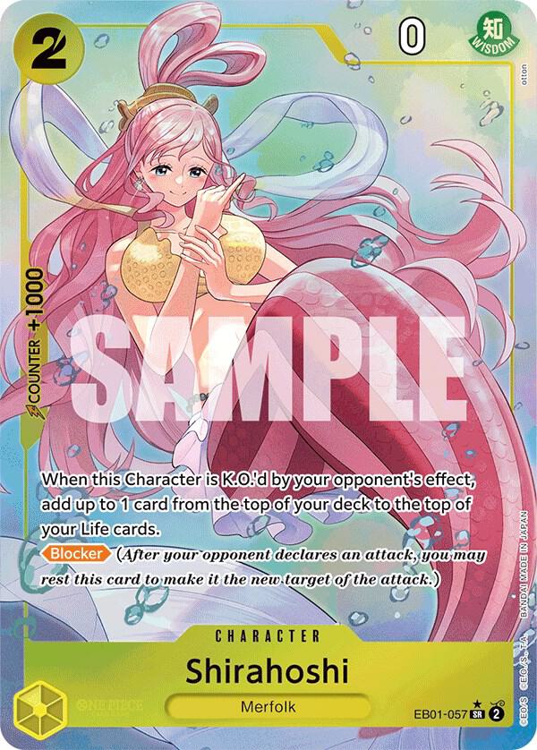 Shirahoshi (Parallel) - Extra Booster: Memorial Collection (EB-01)