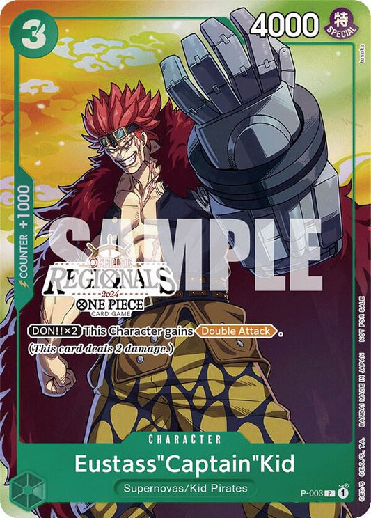 Eustass"Captain"Kid (Offline Regional 2024 Vol. 2) [Participant] - One Piece Promotion Cards (OP-PR)