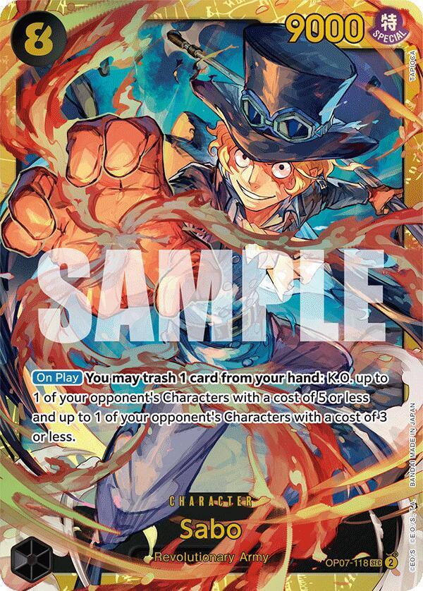 Sabo (Secret Rare) - 500 Years in the Future (OP07)