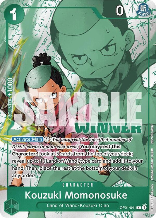 Kouzuki Momonosuke (Winner Pack Vol. 7) - One Piece Promotion Cards (OP-PR)