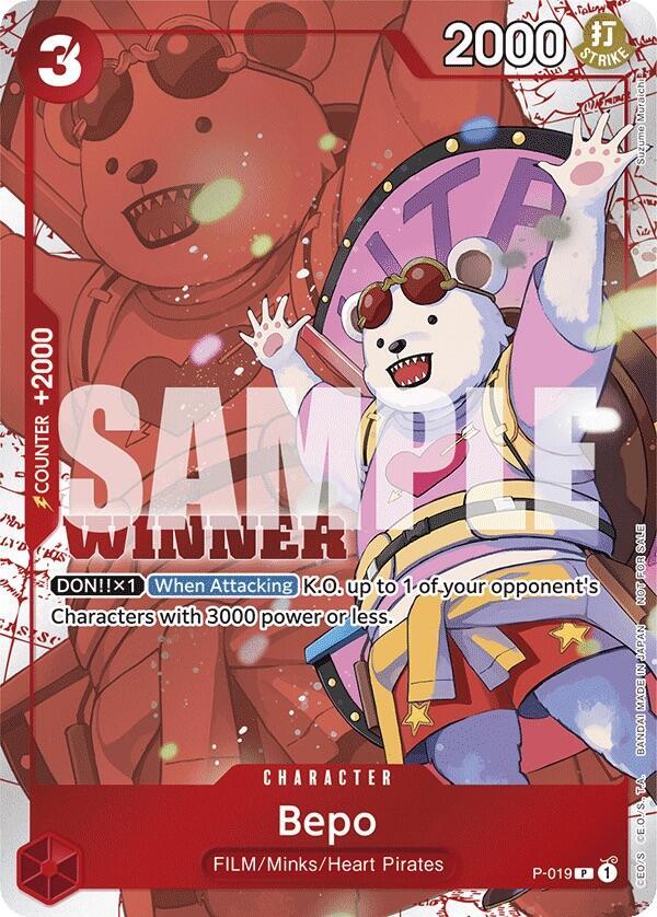 Bepo (Winner Pack Vol. 7) - One Piece Promotion Cards (OP-PR)