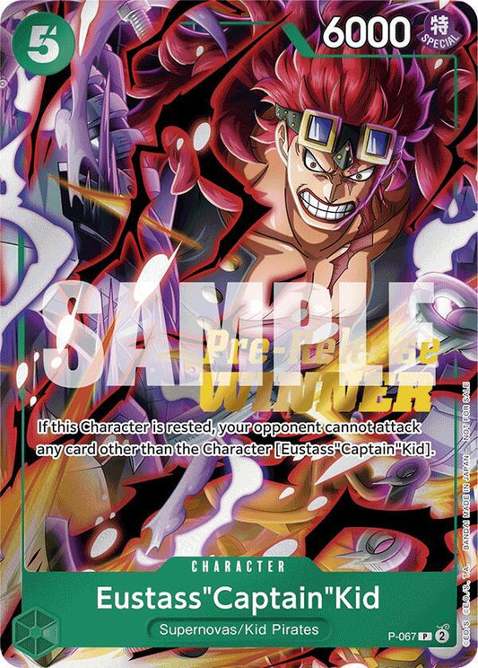 Eustass"Captain"Kid (OP-07 Pre-Release Tournament) [Winner] - One Piece Promotion Cards (OP-PR)