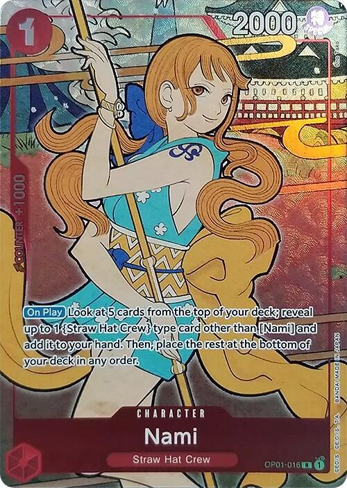 Nami (English Version 1st Anniversary Set) - One Piece Promotion Cards (OP-PR) LP