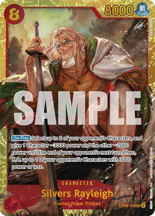 Silvers Rayleigh (Secret Rare) - Two Legends (OP08)