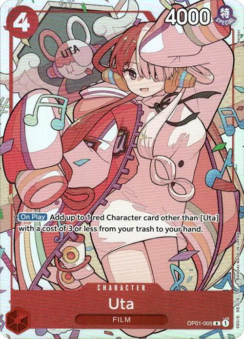 Uta - OP01-005 (Premium Card Collection -Uta-) - One Piece Promotion Cards (OP-PR)