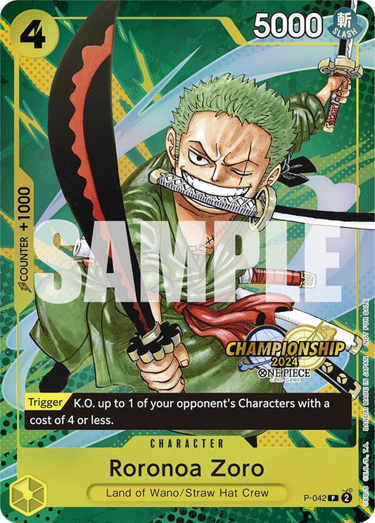 Roronoa Zoro (CS 2024 Event Pack) - One Piece Promotion Cards (OP-PR) LP