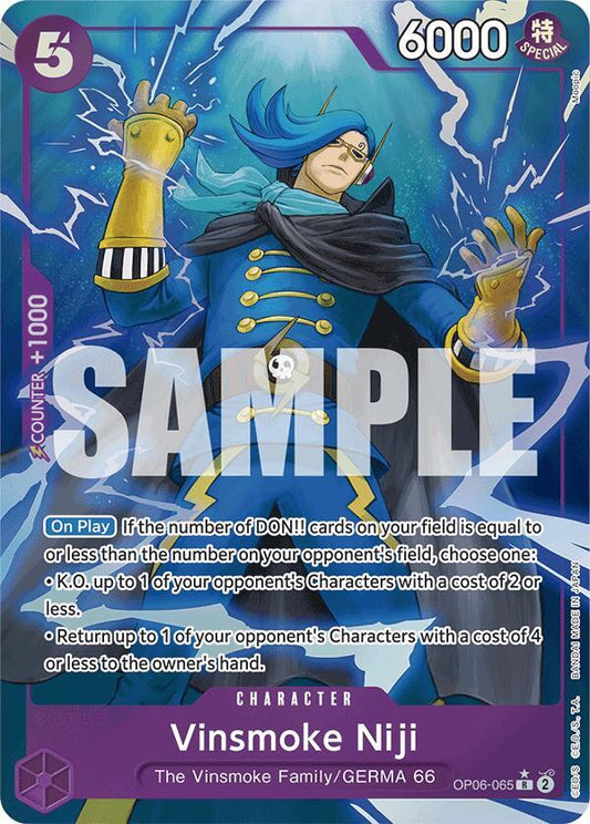 Vinsmoke Niji (OP06-065) (Full Art) - Premium Booster -The Best- (PRB-01)