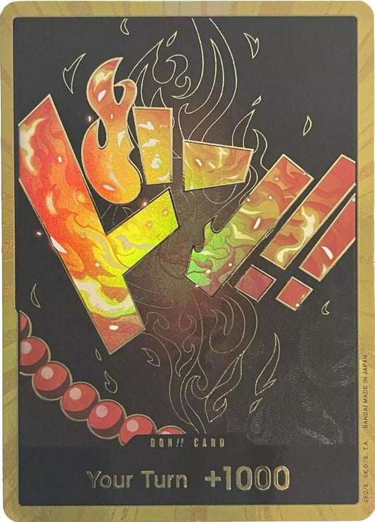 DON!! Card (Ace) (Gold) - Premium Booster -The Best- (PRB-01)