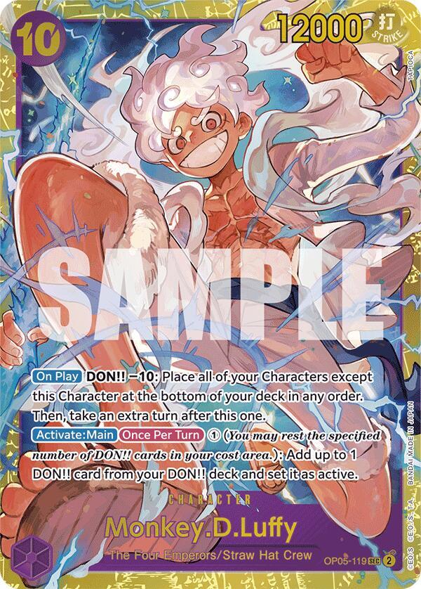 Monkey.D.Luffy (Secret Rare) (Reprint) - Premium Booster -The Best- (PRB-01)