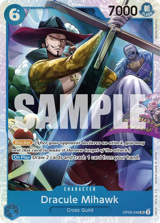 Dracule Mihawk (Super Rare) - Emperors in the New World (OP09)