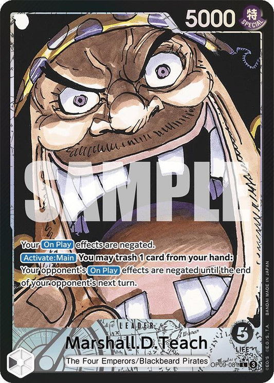Marshall.D.Teach (Leader) - Emperors in the New World (OP09)
