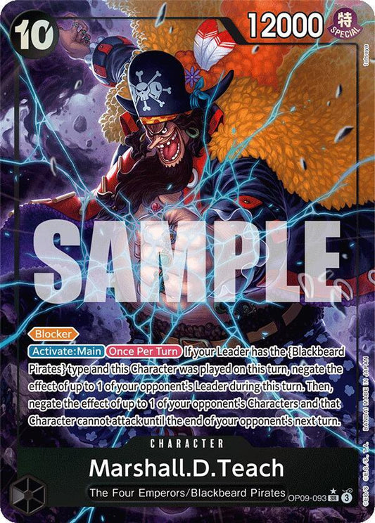 Marshall.D.Teach (Parallel) - Emperors in the New World (OP09)