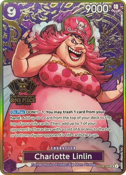 Charlotte Linlin (One Piece Japanese Version 2nd Anniversary Set) - One Piece Promotion Cards (OP-PR)