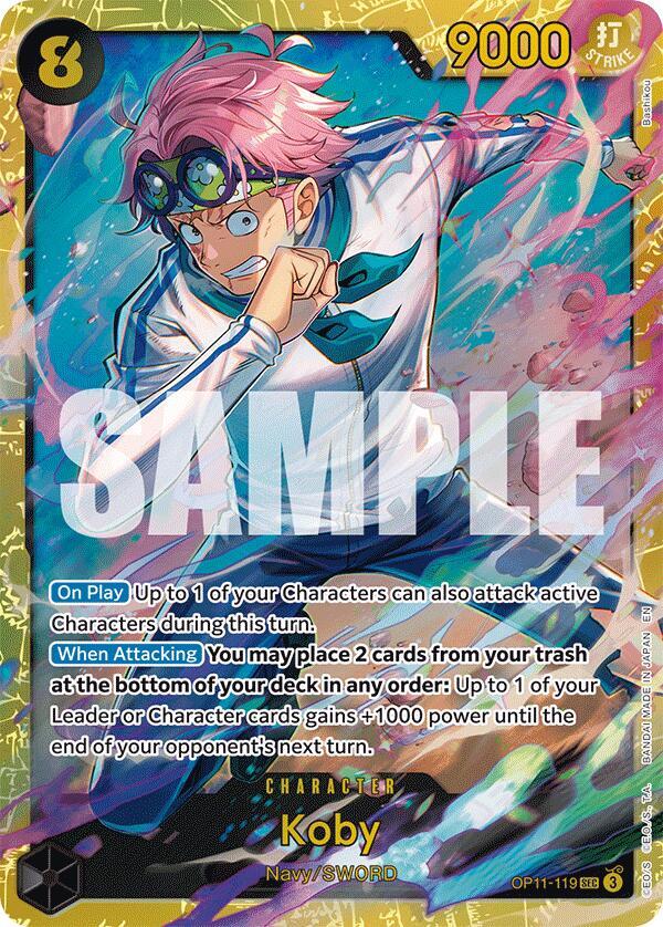 Koby (Secret Rare) - A Fist of Divine Speed (OP11)