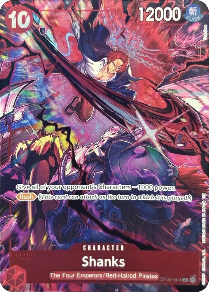 Shanks (004) (English Version 2nd Anniversary Set) - One Piece Promotion Cards (OP-PR)
