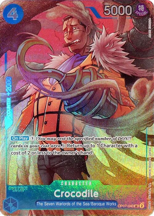 Crocodile (Seven Warlords of the Sea Binder Set) - One Piece Promotion Cards (OP-PR)