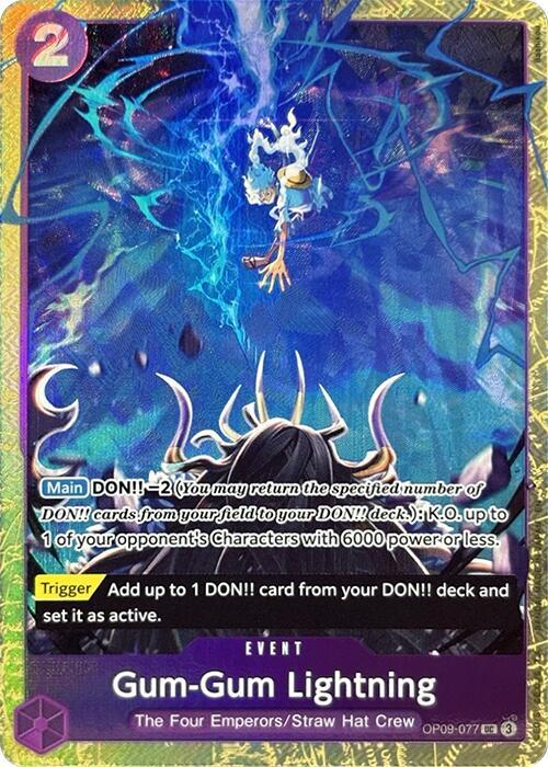 Gum-Gum Lightning (Premium Card Collection -Best Selection Vol. 4-) - One Piece Promotion Cards (OP-PR)