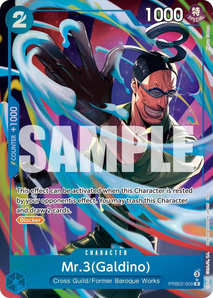 Mr.3(Galdino) - PRB02-009 (Parallel) - Premium Booster -The Best- Vol. 2 (PRB-02)