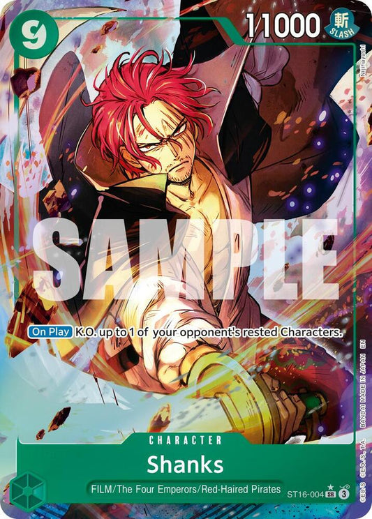 Shanks - ST16-004 (Parallel) - Premium Booster -The Best- Vol. 2 (PRB-02)