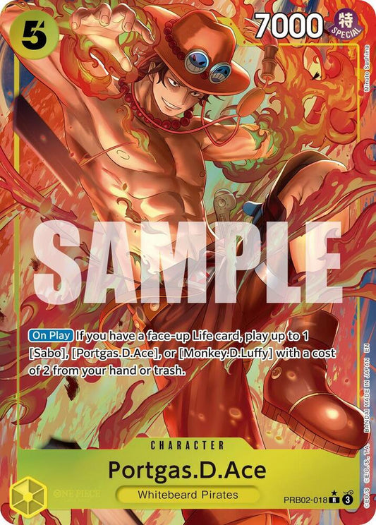 Portgas.D.Ace - PRB02-018 (Parallel) - Premium Booster -The Best- Vol. 2 (PRB-02)