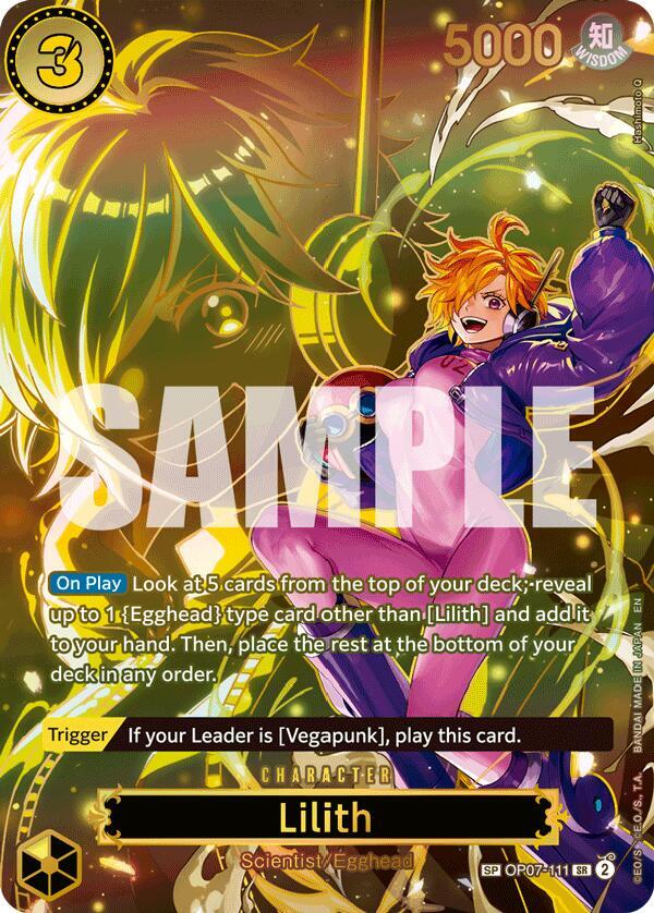 Lilith - OP07-111 (Special Rare) - Carrying On His Will (OP13)