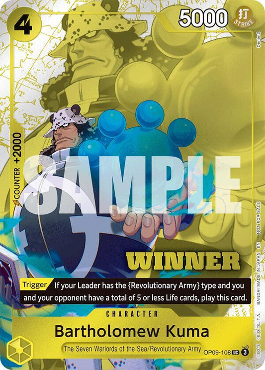 Bartholomew Kuma (Winner Pack 2025 Vol. 4) - One Piece Promotion Cards (OP-PR) LP