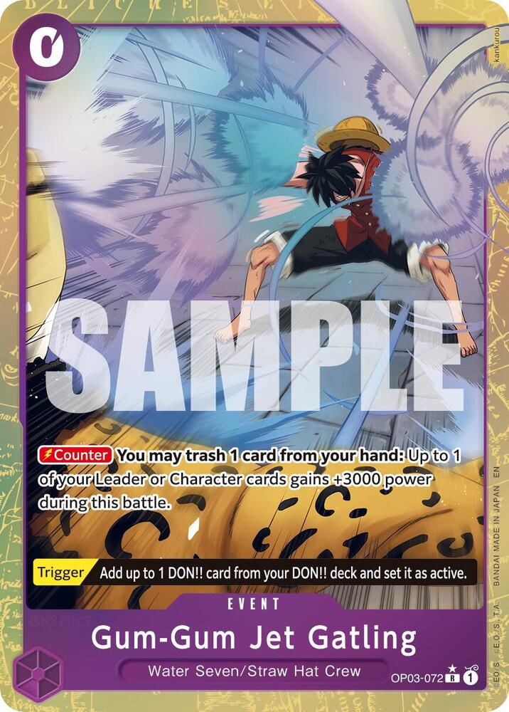 Gum-Gum Jet Gatling (Parallel) - Premium Booster -The Best- Vol. 2 (PRB-02)