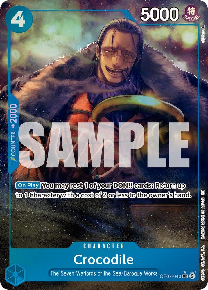 Crocodile - OP07-040 (Parallel) - Premium Booster -The Best- Vol. 2 (PRB-02)