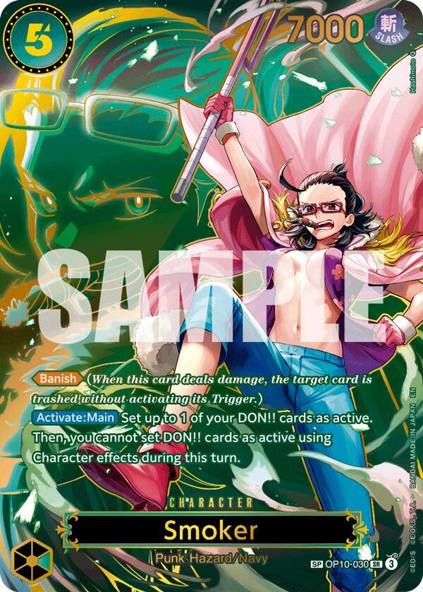 Smoker - OP10-030 (Special Rare) - Carrying On His Will (OP13)