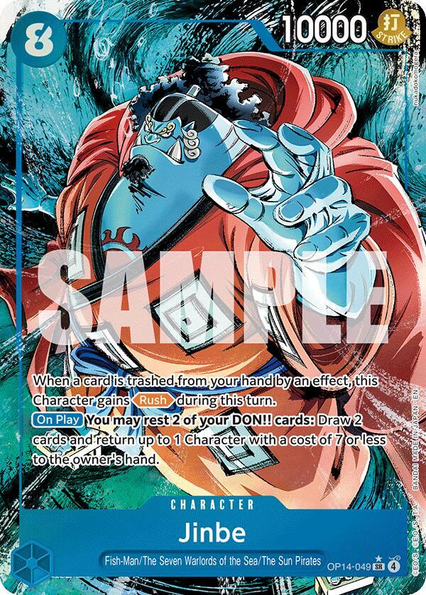 Jinbe - OP14-049 (Parallel) - The Azure Sea's Seven (OP14)