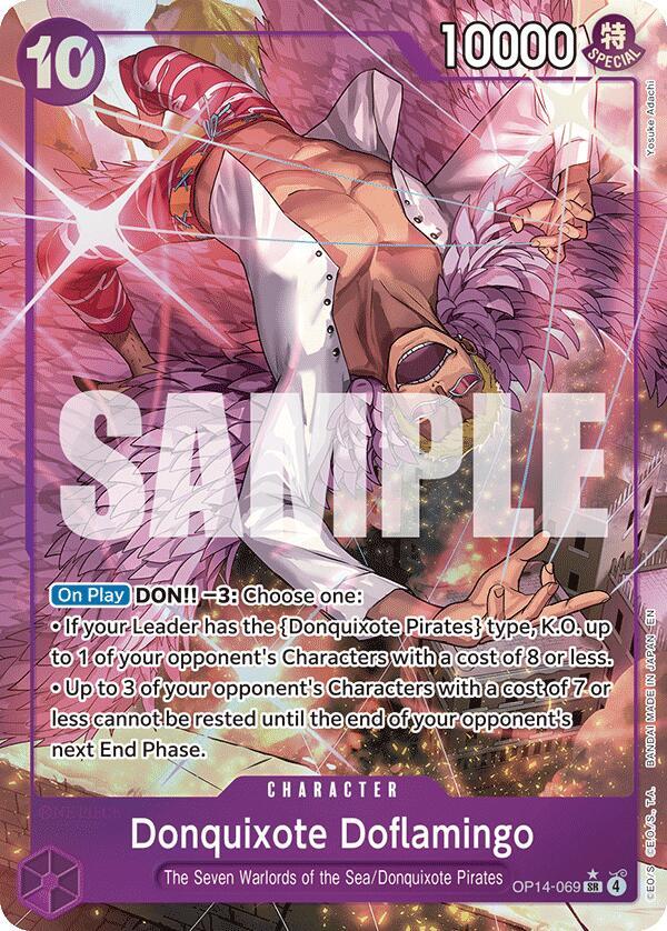 Donquixote Doflamingo (Parallel) - The Azure Sea's Seven (OP14)