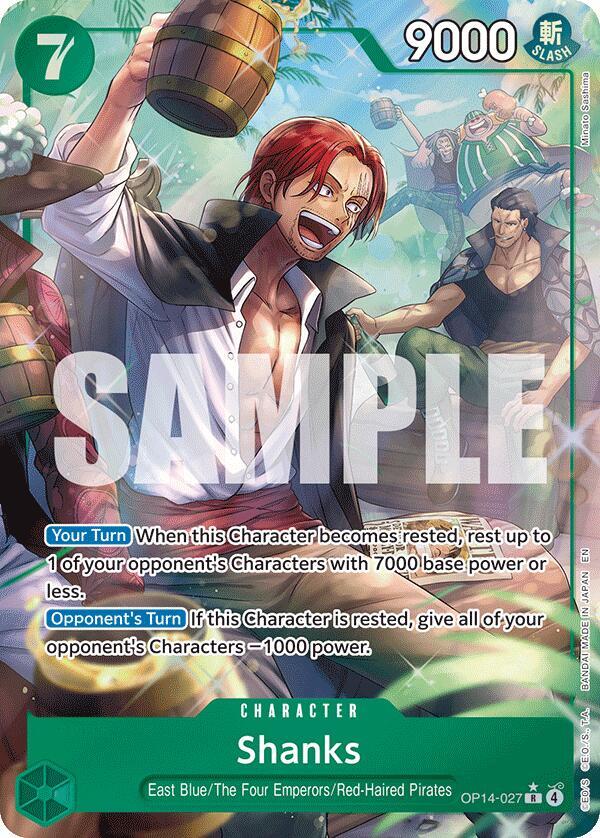 Shanks (Parallel) - The Azure Sea's Seven (OP14)