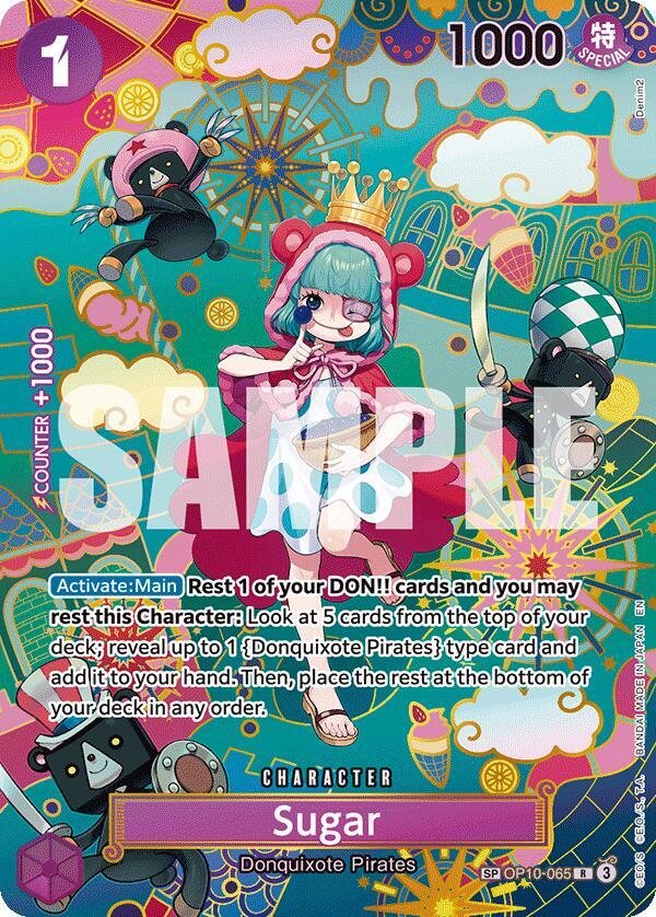 Sugar - OP10-065 (Special Rare) - The Azure Sea's Seven (OP14)