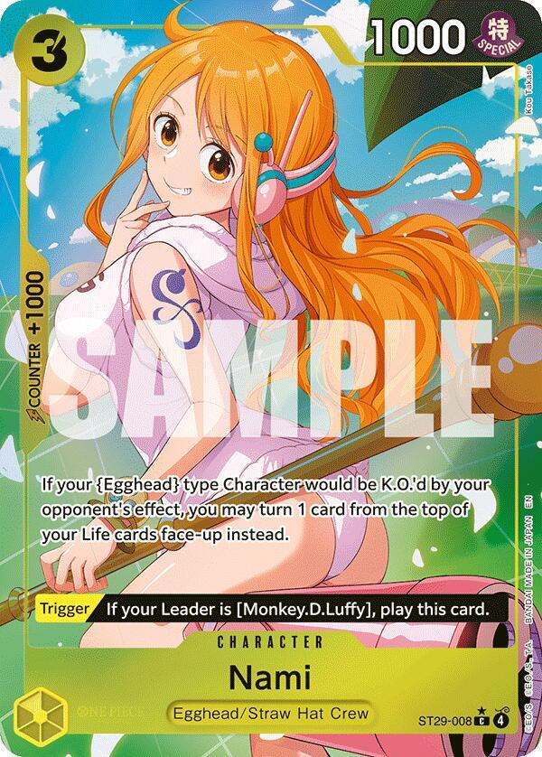 Nami (Parallel) - Starter Deck 29: Egghead (ST-29)