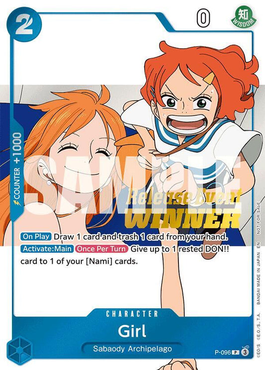 Girl (OP14 Release Event Winner) - One Piece Promotion Cards (OP-PR)