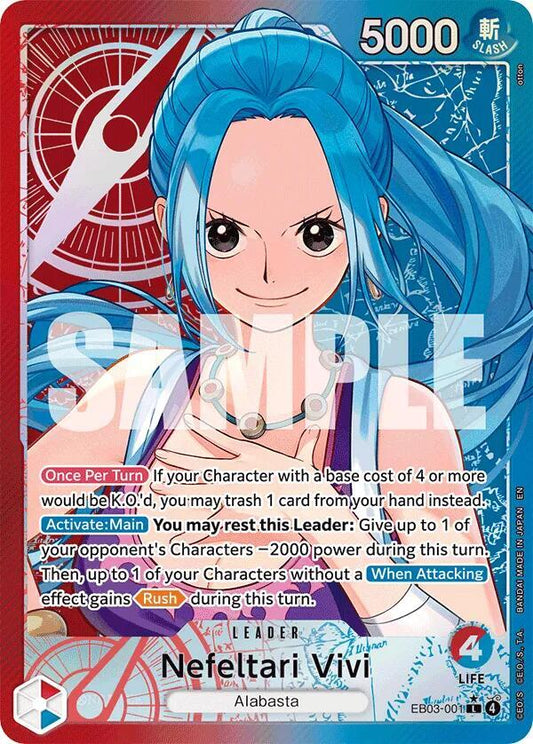Nefeltari Vivi (Leader) - Extra Booster: One Piece Heroines Edition (EB-03)