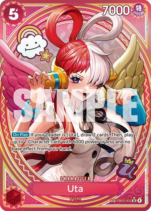 Uta (003) (Special Rare) - Extra Booster: One Piece Heroines Edition (EB-03)