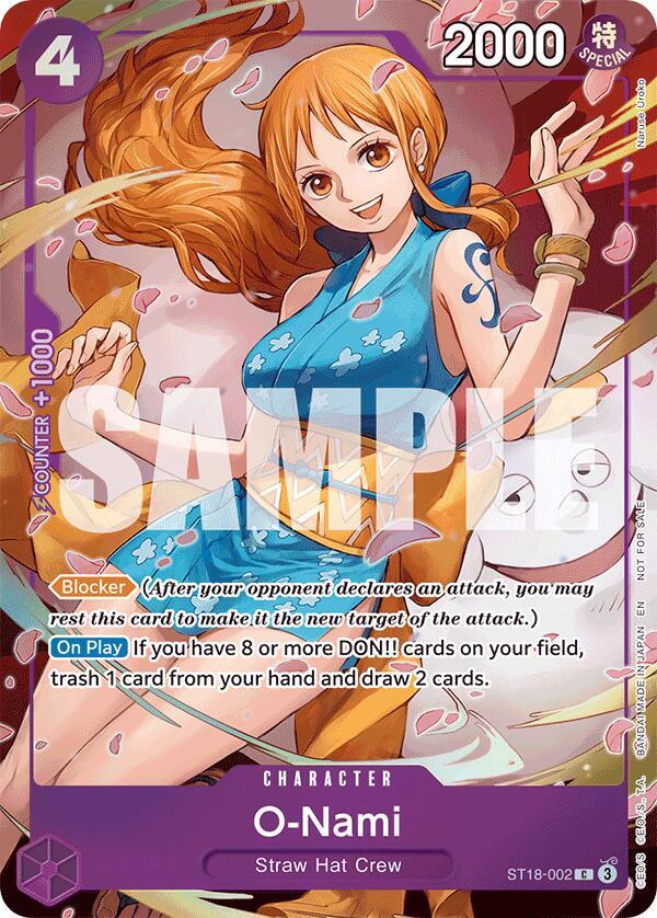 O-Nami - ST18-002 (Dash Pack) - Extra Booster: One Piece Heroines Edition (EB-03)