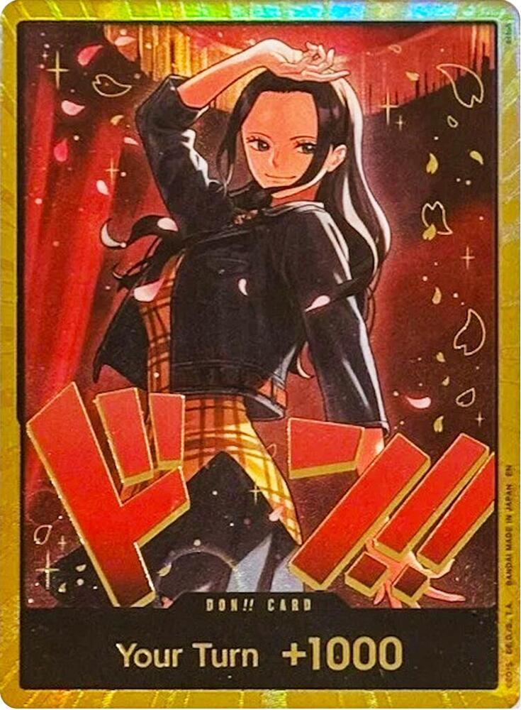 DON!! Card (Nico Robin) (Gold) - Extra Booster: One Piece Heroines Edition (EB-03-04)